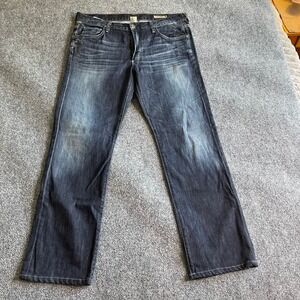 Citizens of Humanity Sid Straight Leg Jeans Mens 36 Dark Indigo Blue 6054-104